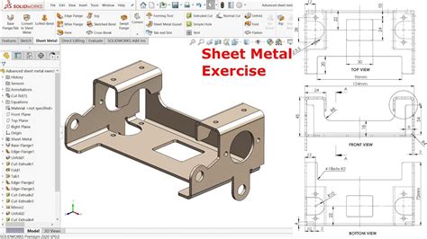 sheet metal parts for practice|solid practice sheet metal parts.